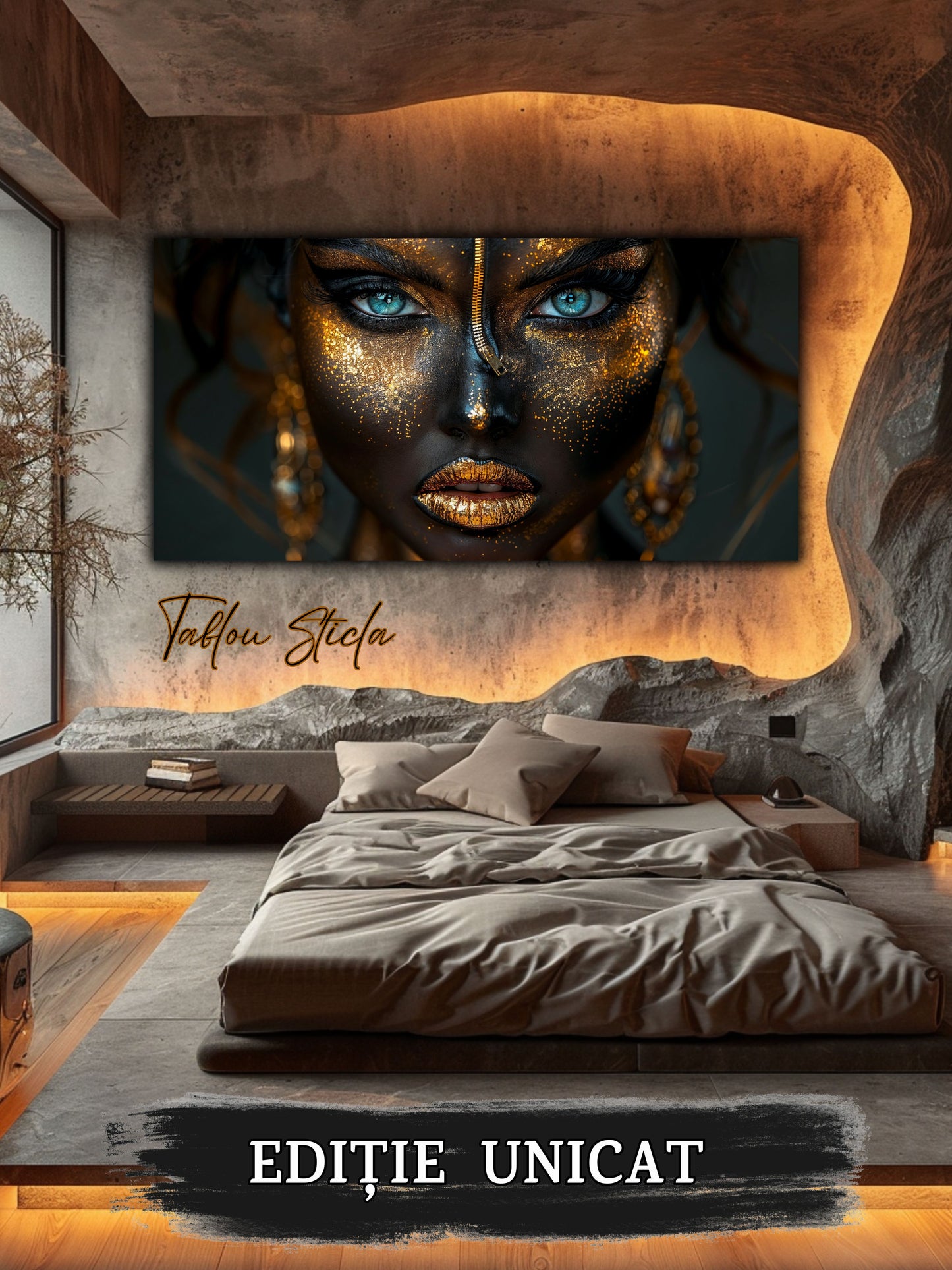 Dark Zen - Tablou Sticla Securizata - 15