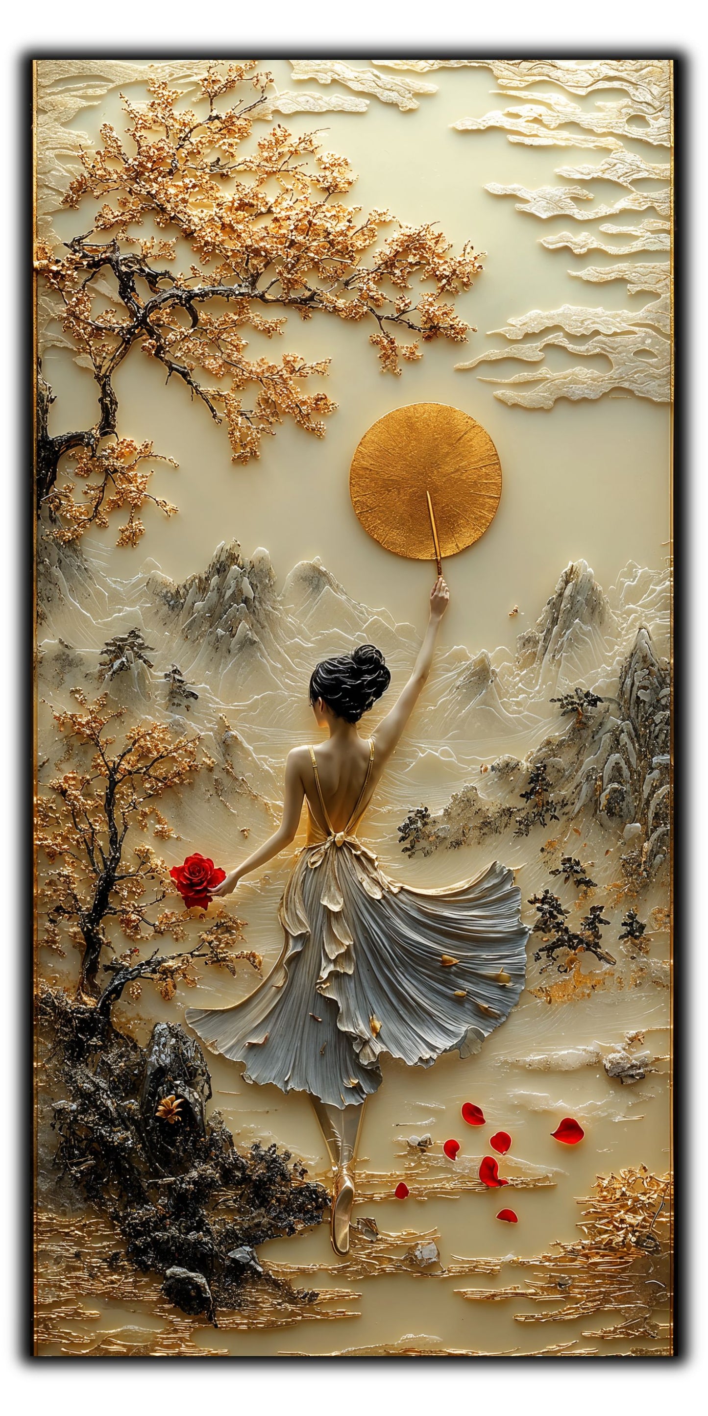 Tablou Sticla Securizata - Fragment of The Soul - 09