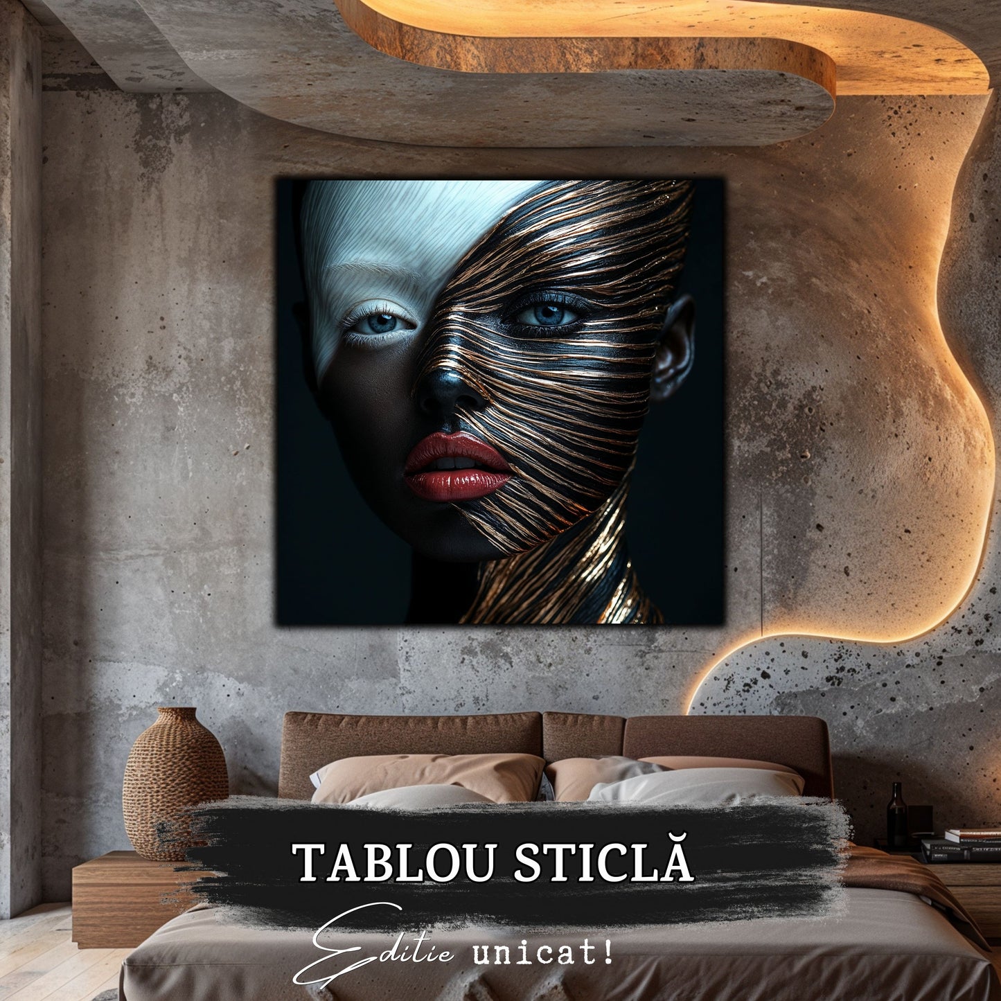 Innerverse - Tablou Sticla - Unicat - no07