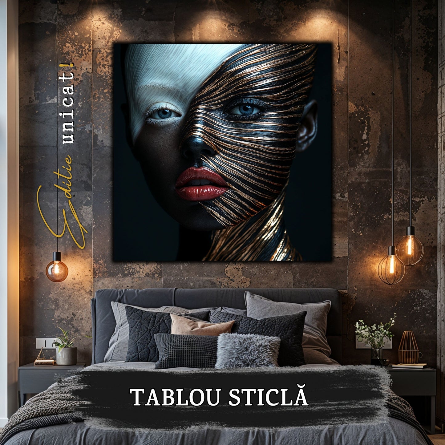 Innerverse - Tablou Sticla - Unicat - no07