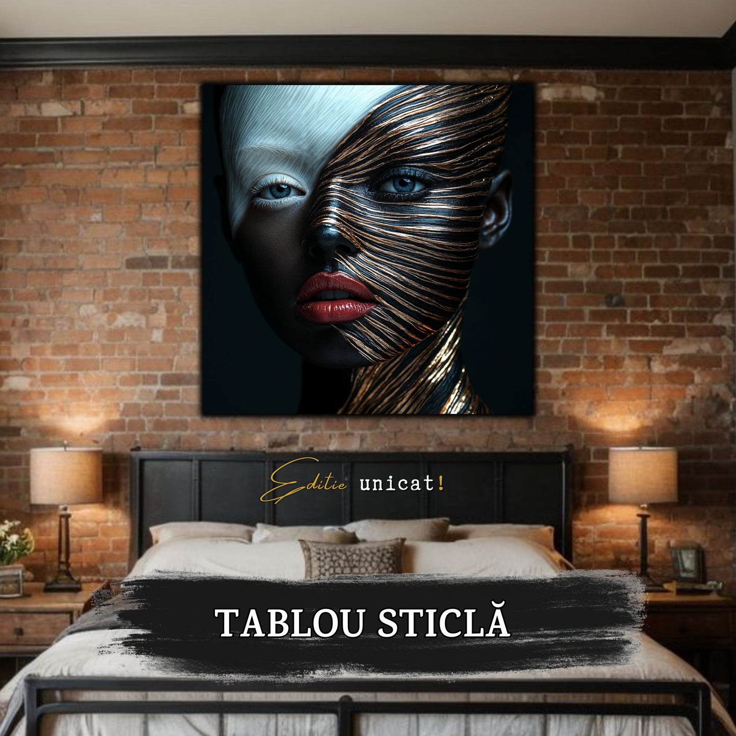 Innerverse - Tablou Sticla - Unicat - no07