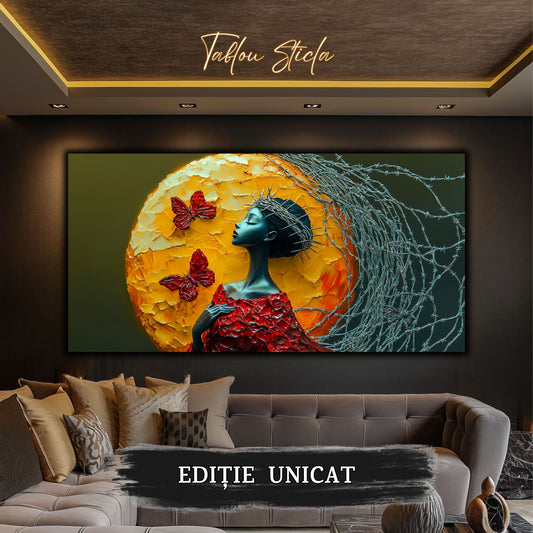 Thorned Beauty - Tablou Sticla Securizata - no17