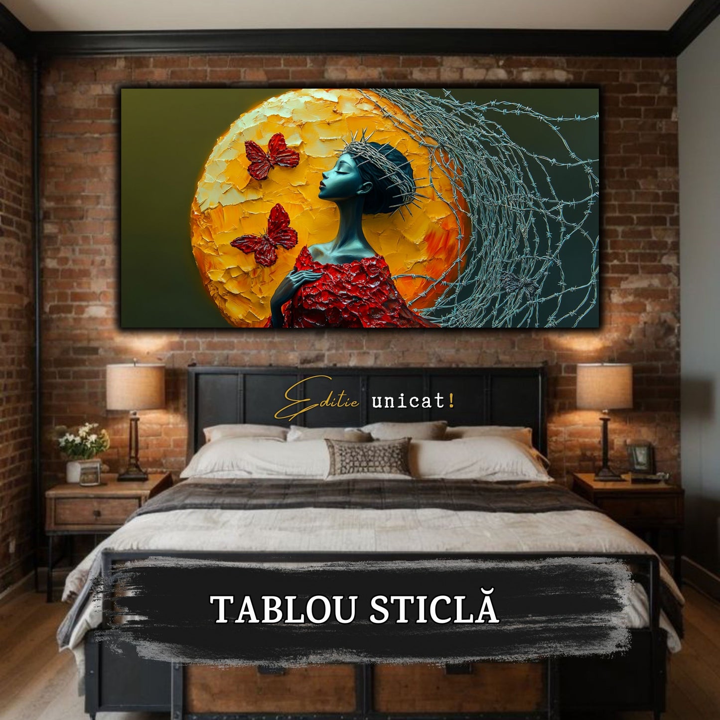 Thorned Beauty - Tablou Sticla Securizata - no17