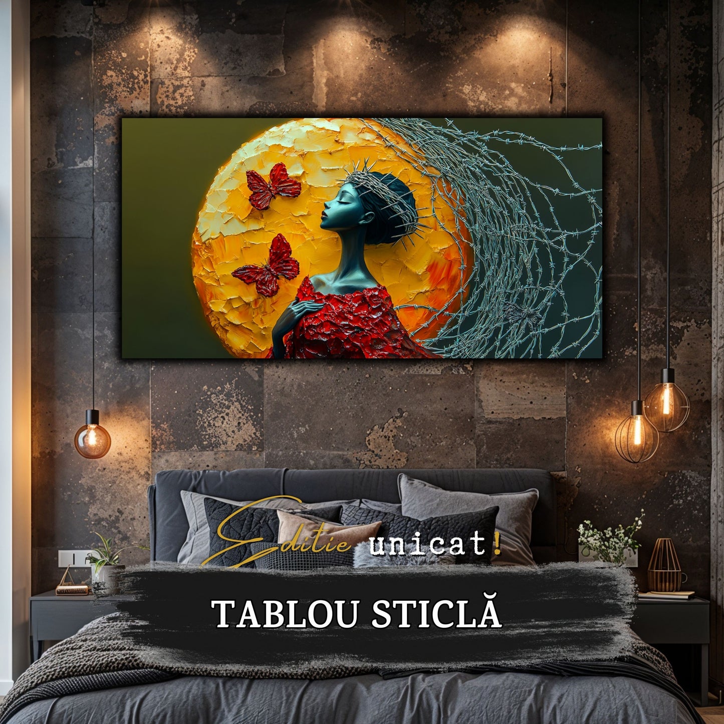 Thorned Beauty - Tablou Sticla Securizata - no17
