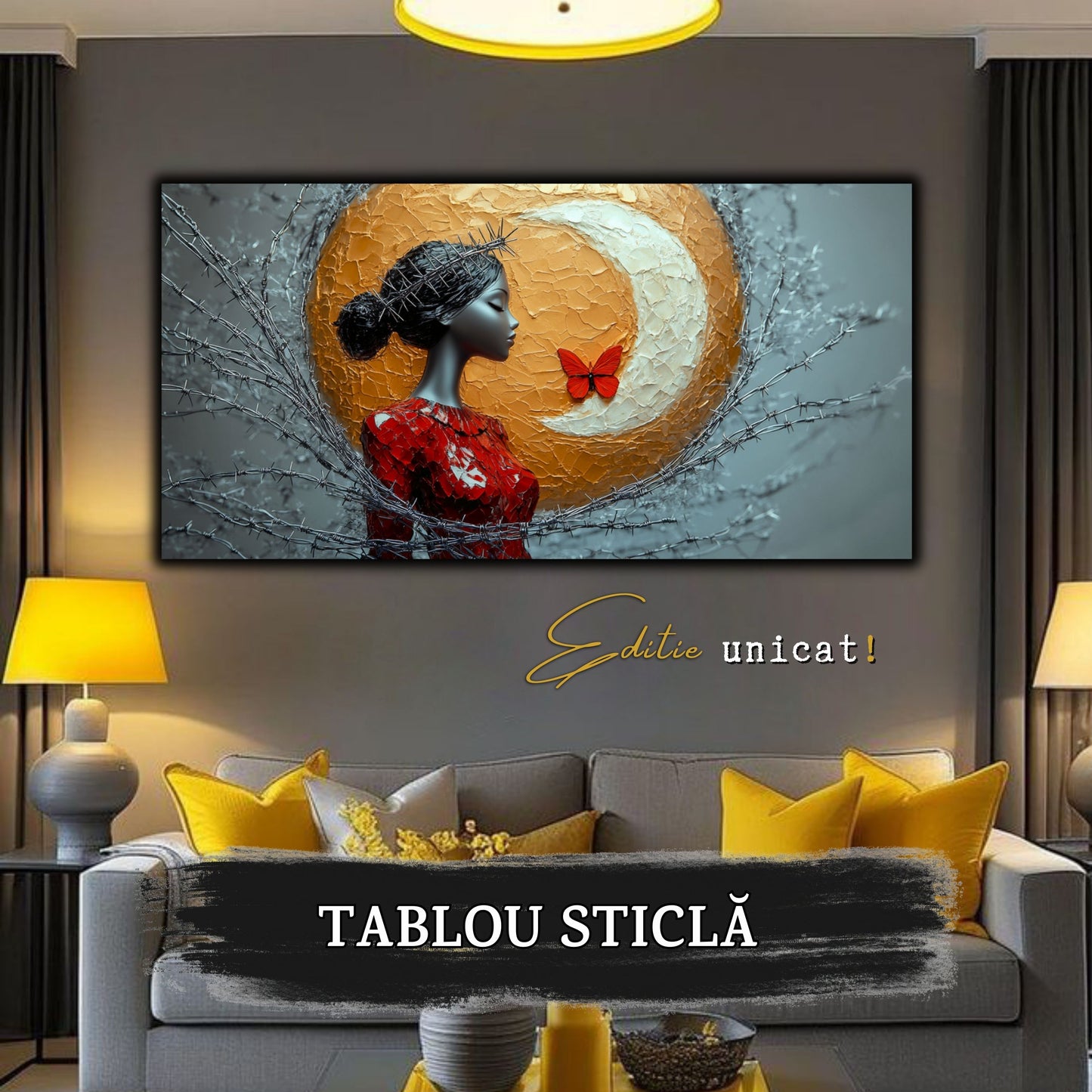 Thorned Beauty - Tablou Sticla Securizata - no10