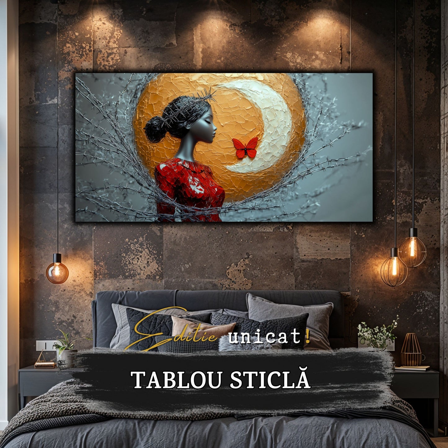 Thorned Beauty - Tablou Sticla Securizata - no10