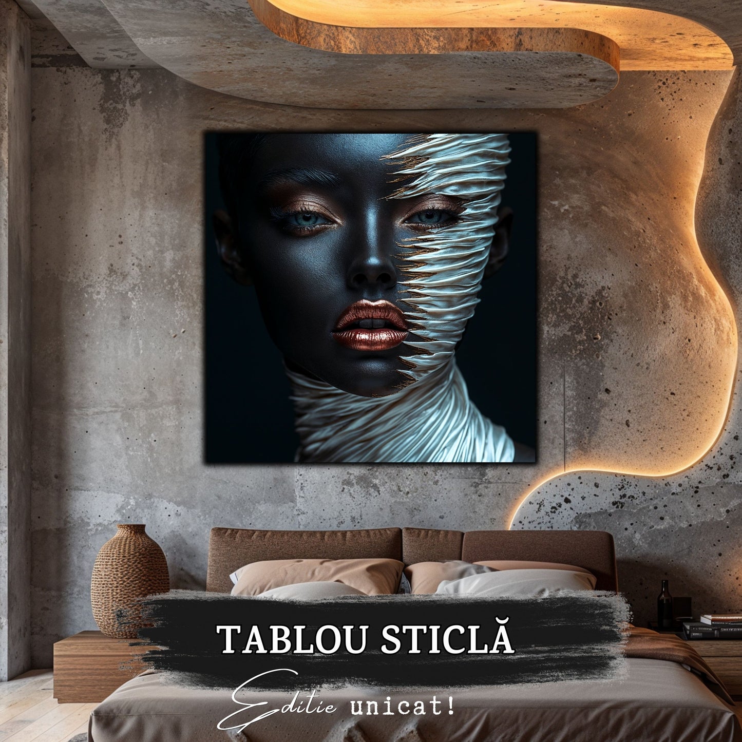 Innerverse - Tablou Sticla - Unicat - no08