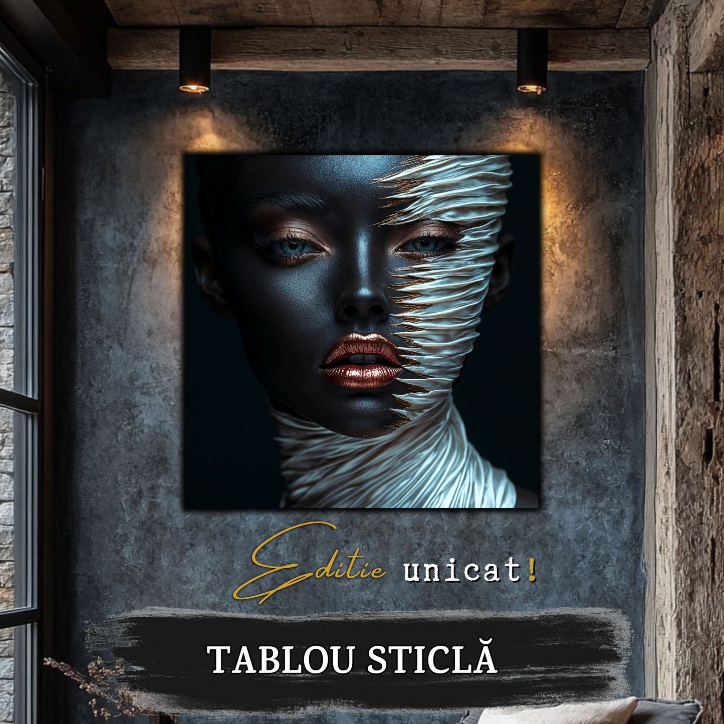 Innerverse - Tablou Sticla - Unicat - no08