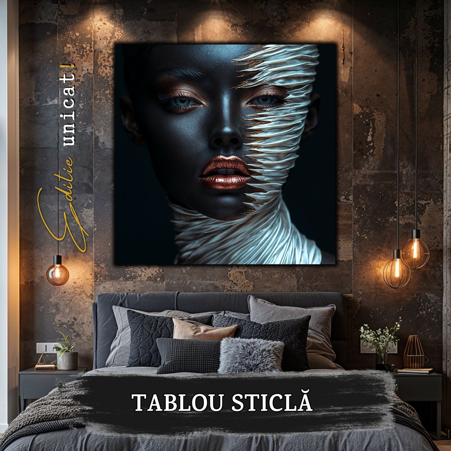 Innerverse - Tablou Sticla - Unicat - no08