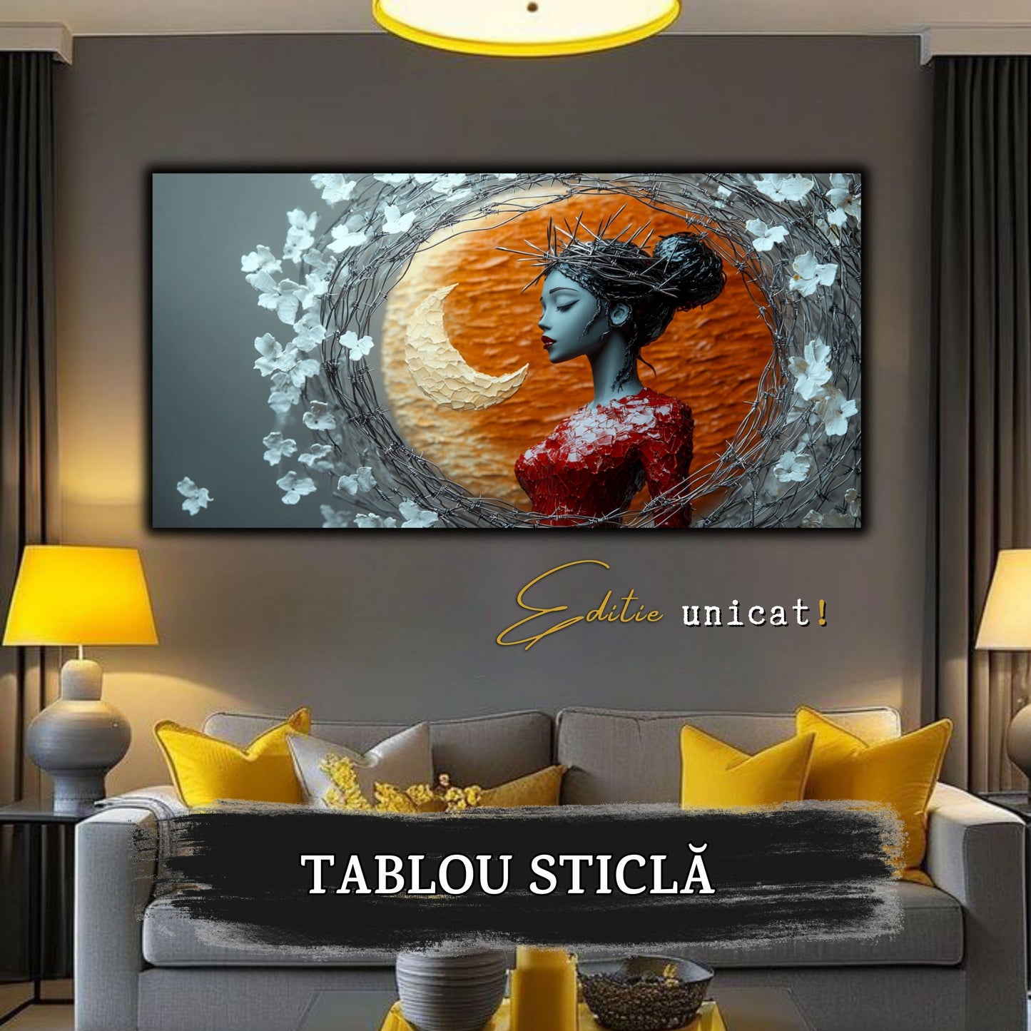 Thorned Beauty - Tablou Sticla Securizata - no15