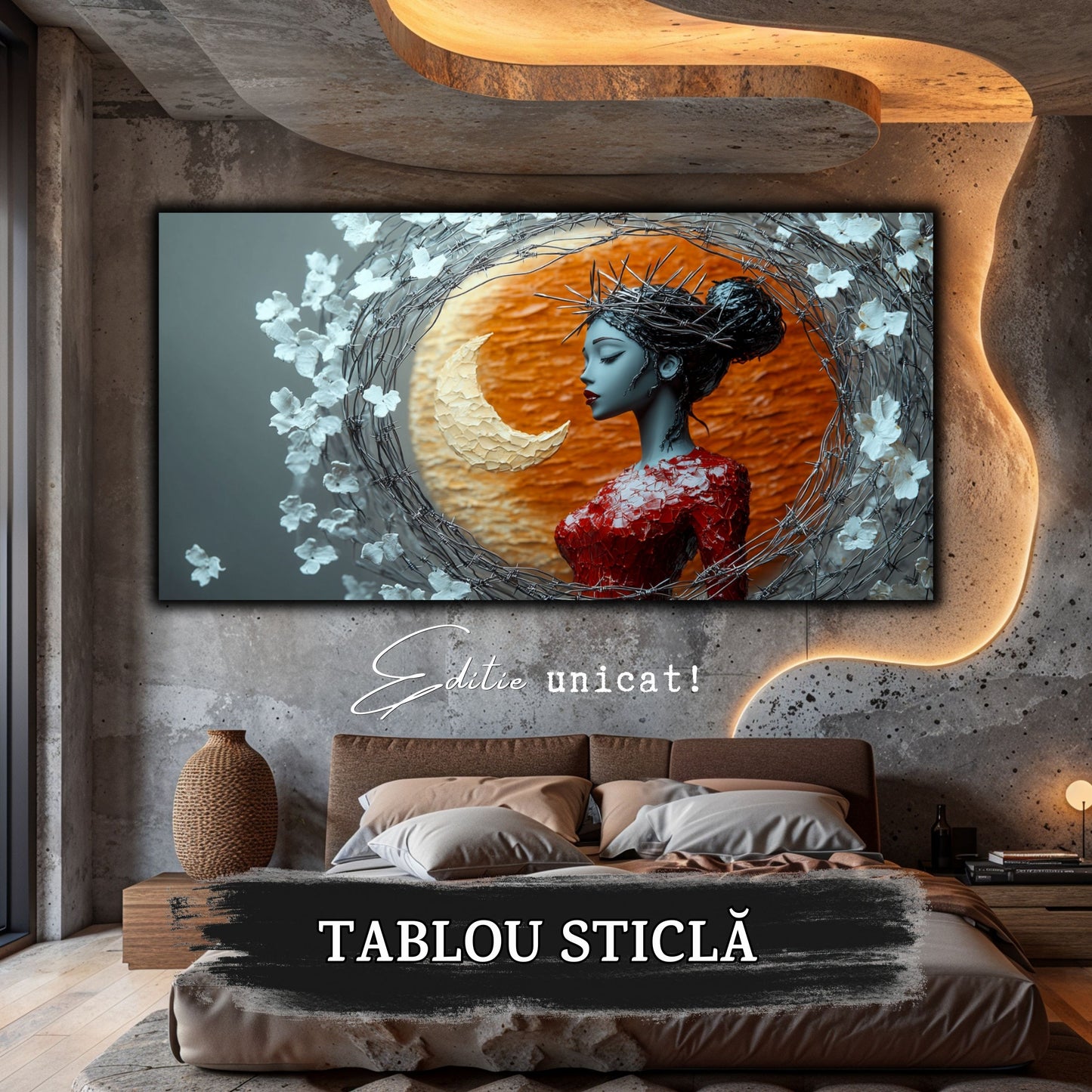 Thorned Beauty - Tablou Sticla Securizata - no15