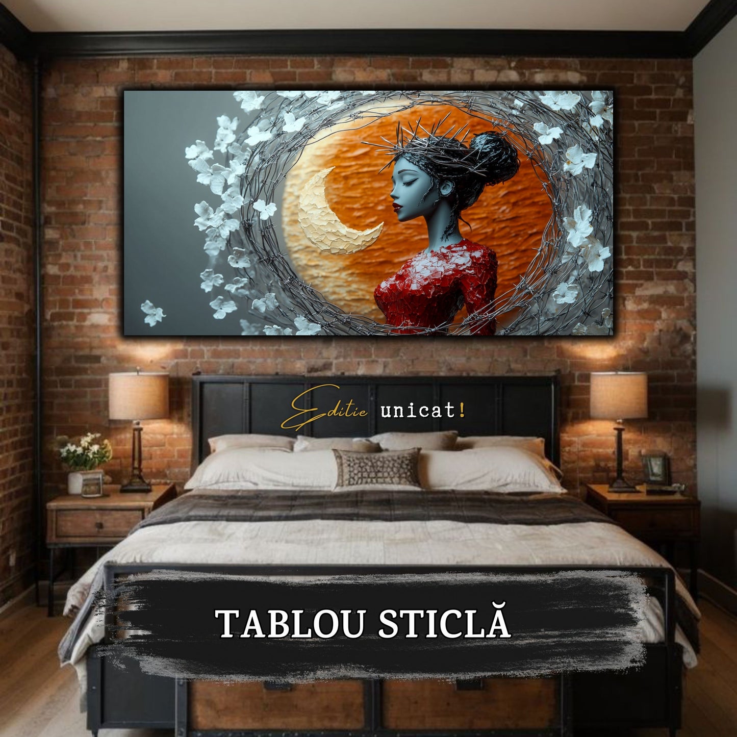 Thorned Beauty - Tablou Sticla Securizata - no15