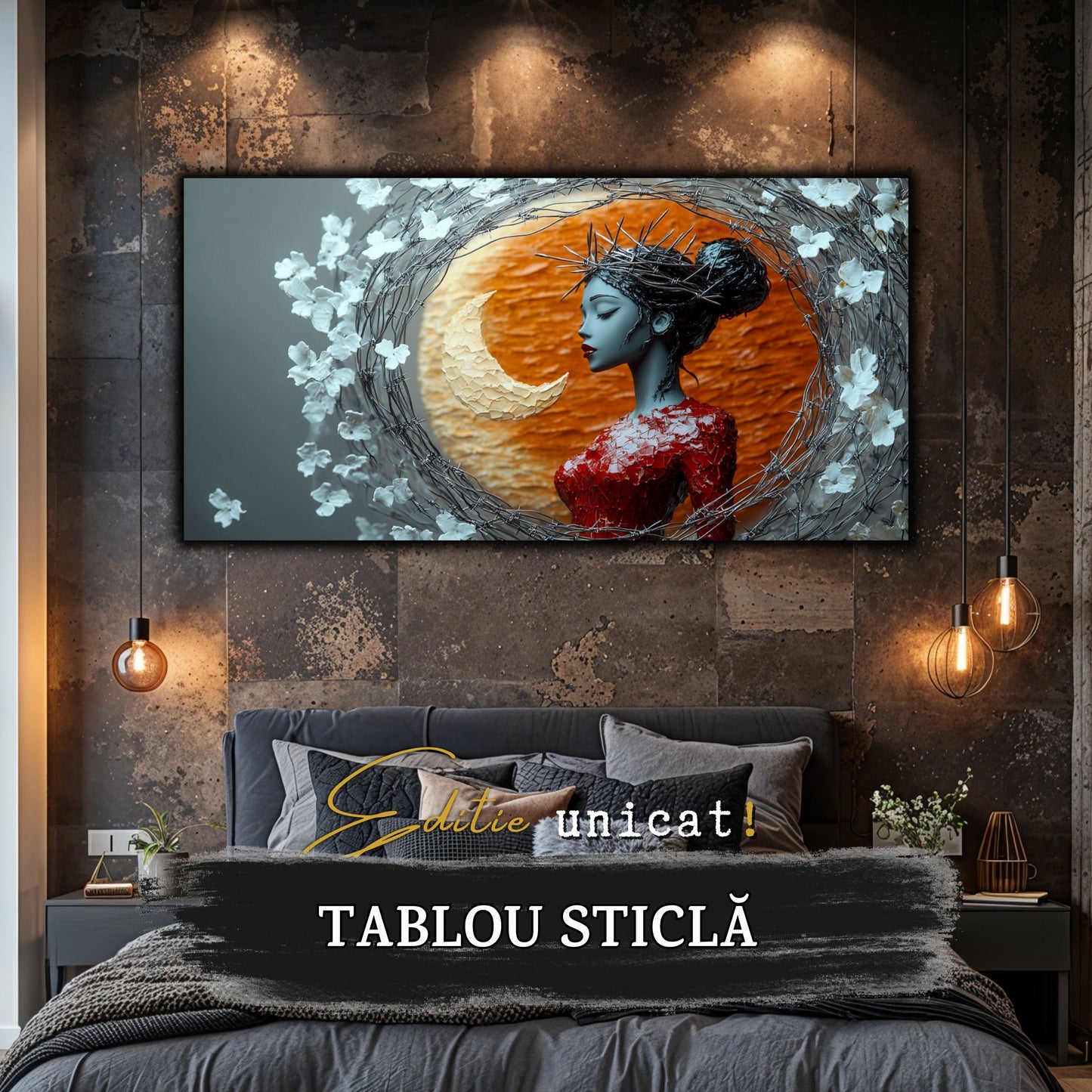 Thorned Beauty - Tablou Sticla Securizata - no15