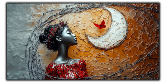 Thorned Beauty - Tablou Sticla Securizata - no13