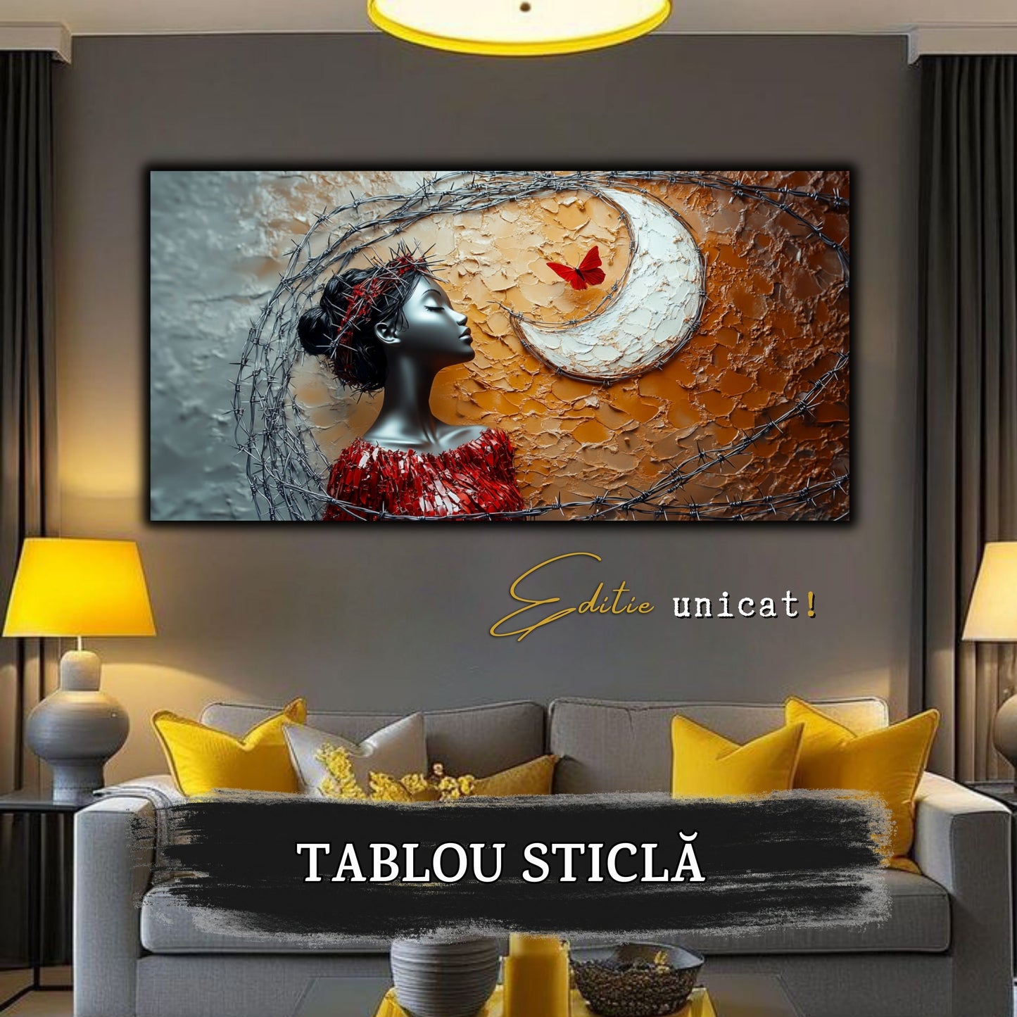 Thorned Beauty - Tablou Sticla Securizata - no13