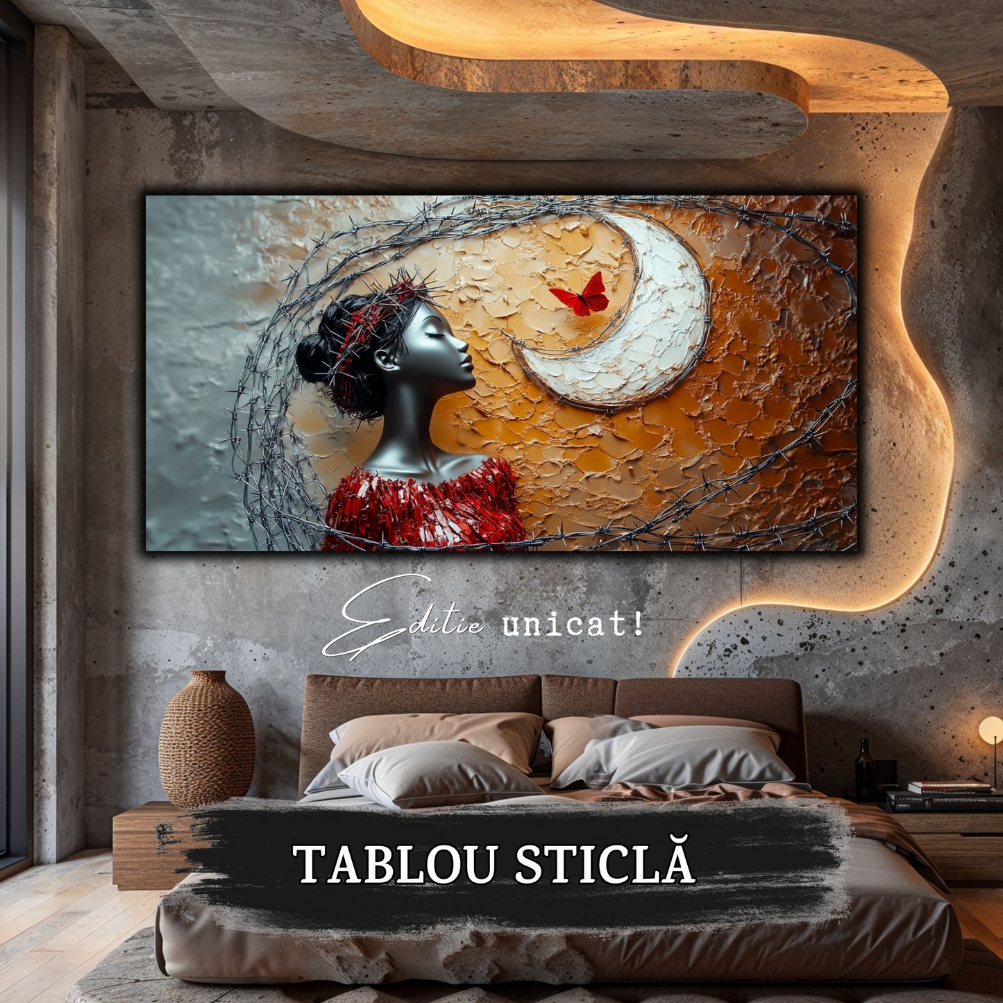 Thorned Beauty - Tablou Sticla Securizata - no13