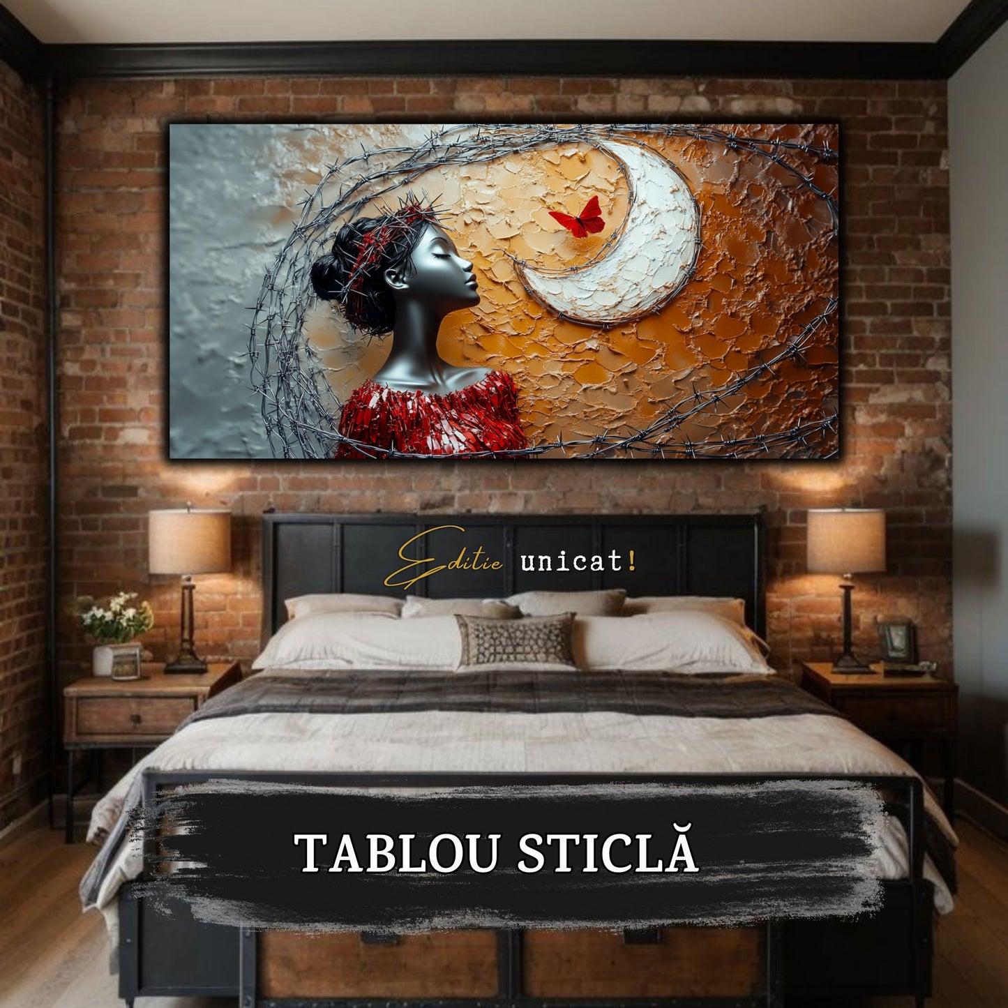 Thorned Beauty - Tablou Sticla Securizata - no13