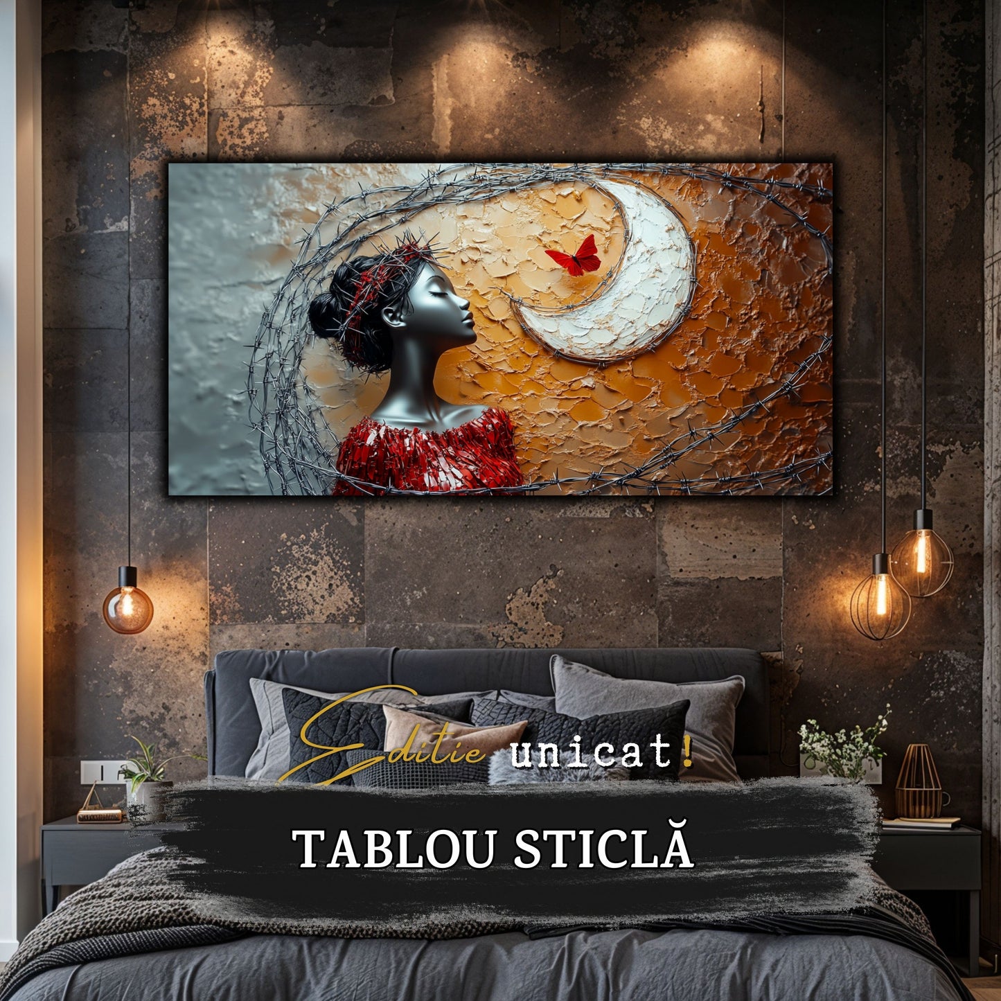 Thorned Beauty - Tablou Sticla Securizata - no13