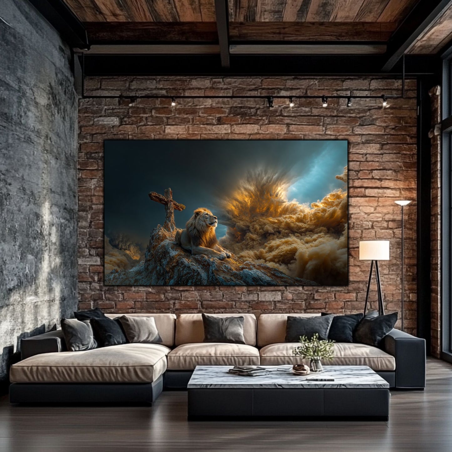 Tablou Decorativ Modern - Print UV pe Sticla - „Sacred Modernities” - No01