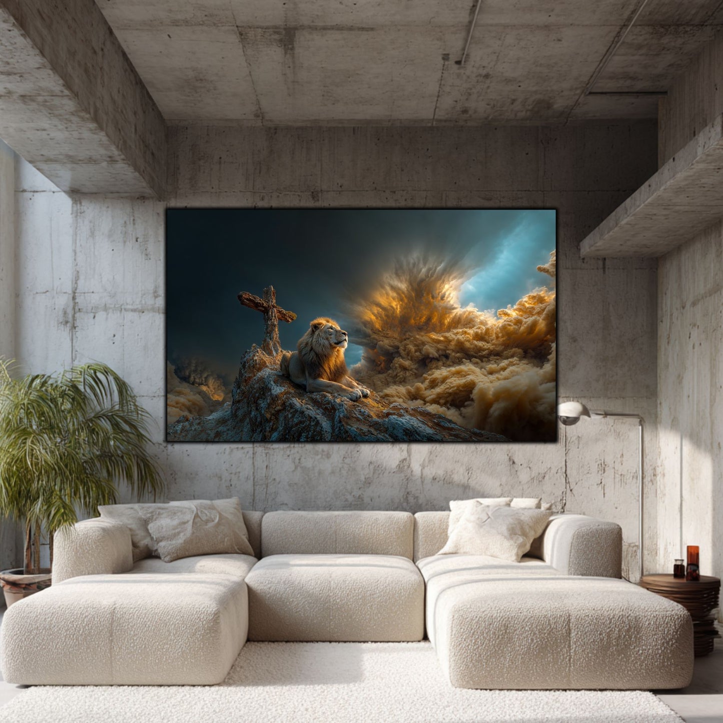 Tablou Decorativ Modern - Print UV pe Sticla - „Sacred Modernities” - No01