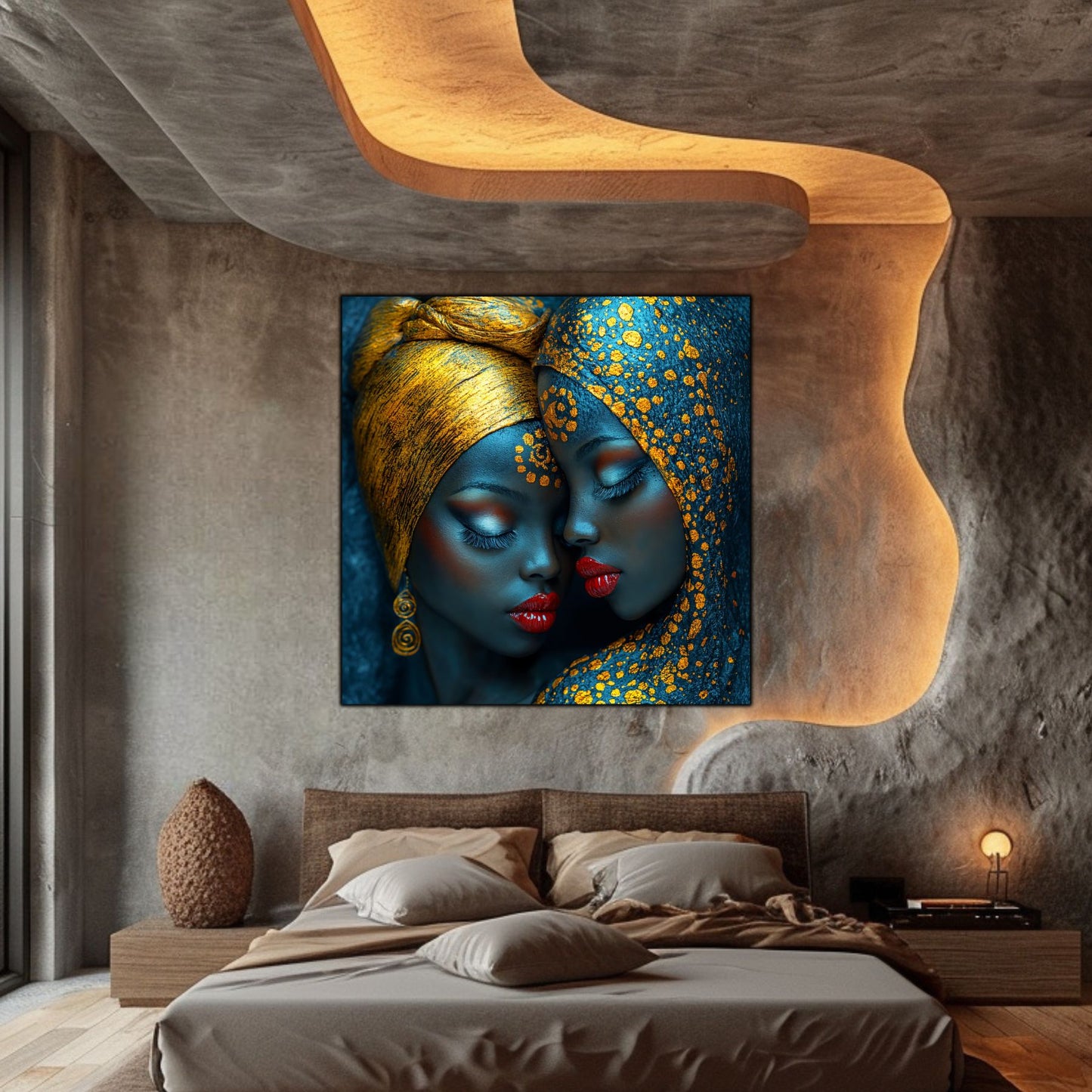 Tablou unicat din sticlă securizată - Beyond Tribe NO33