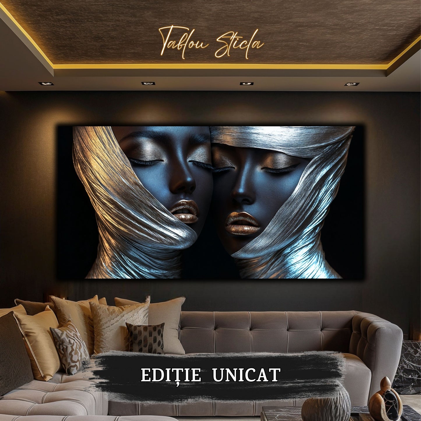 Innerverse - Tablou Sticla - Unicat - no05