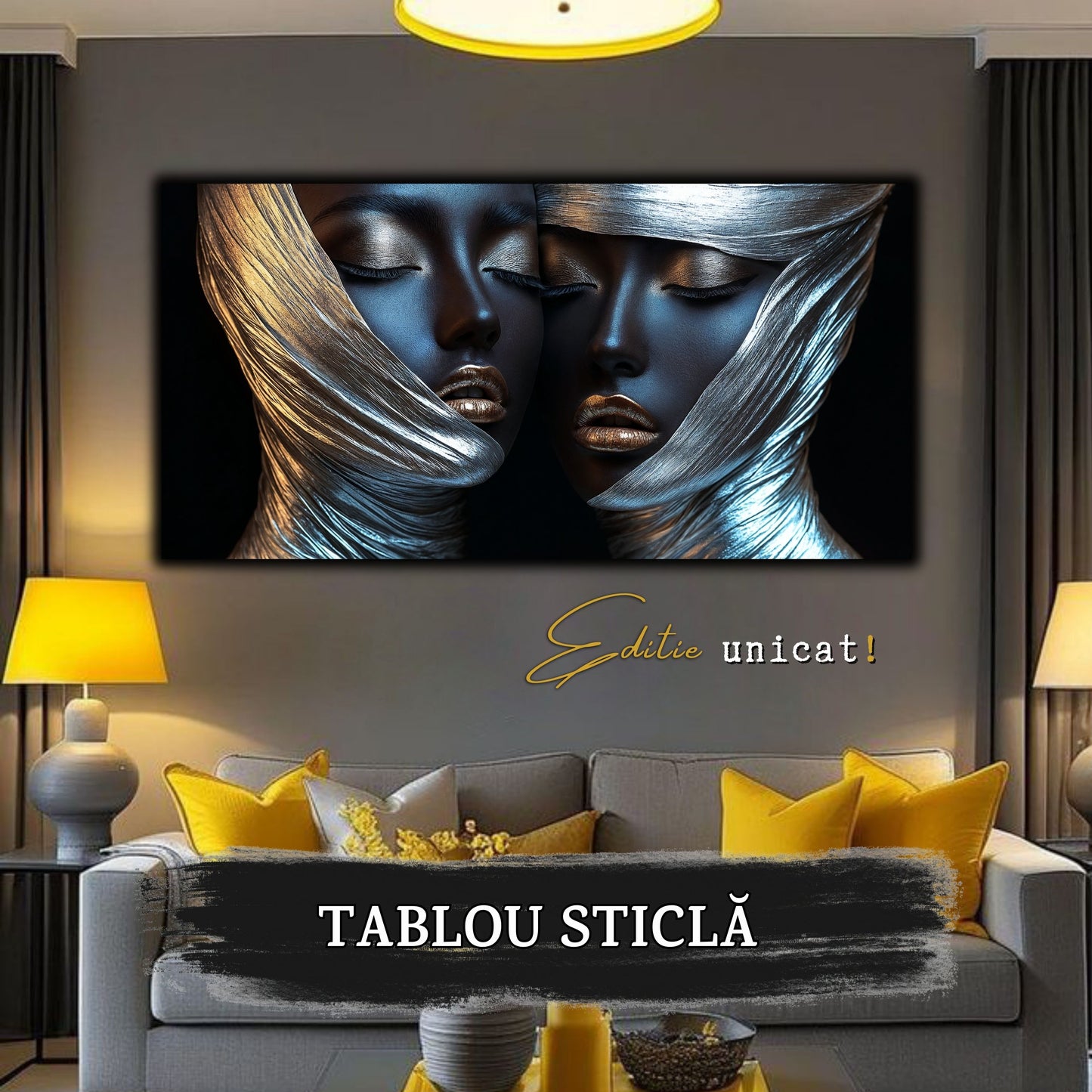 Innerverse - Tablou Sticla - Unicat - no05