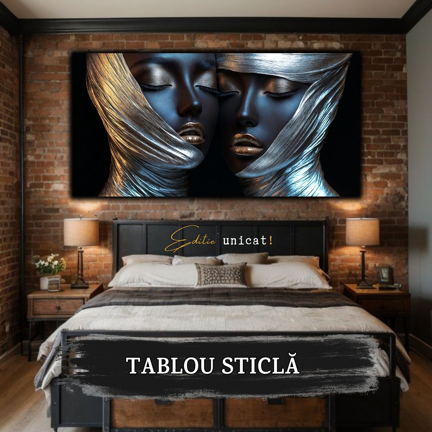 Innerverse - Tablou Sticla - Unicat - no05