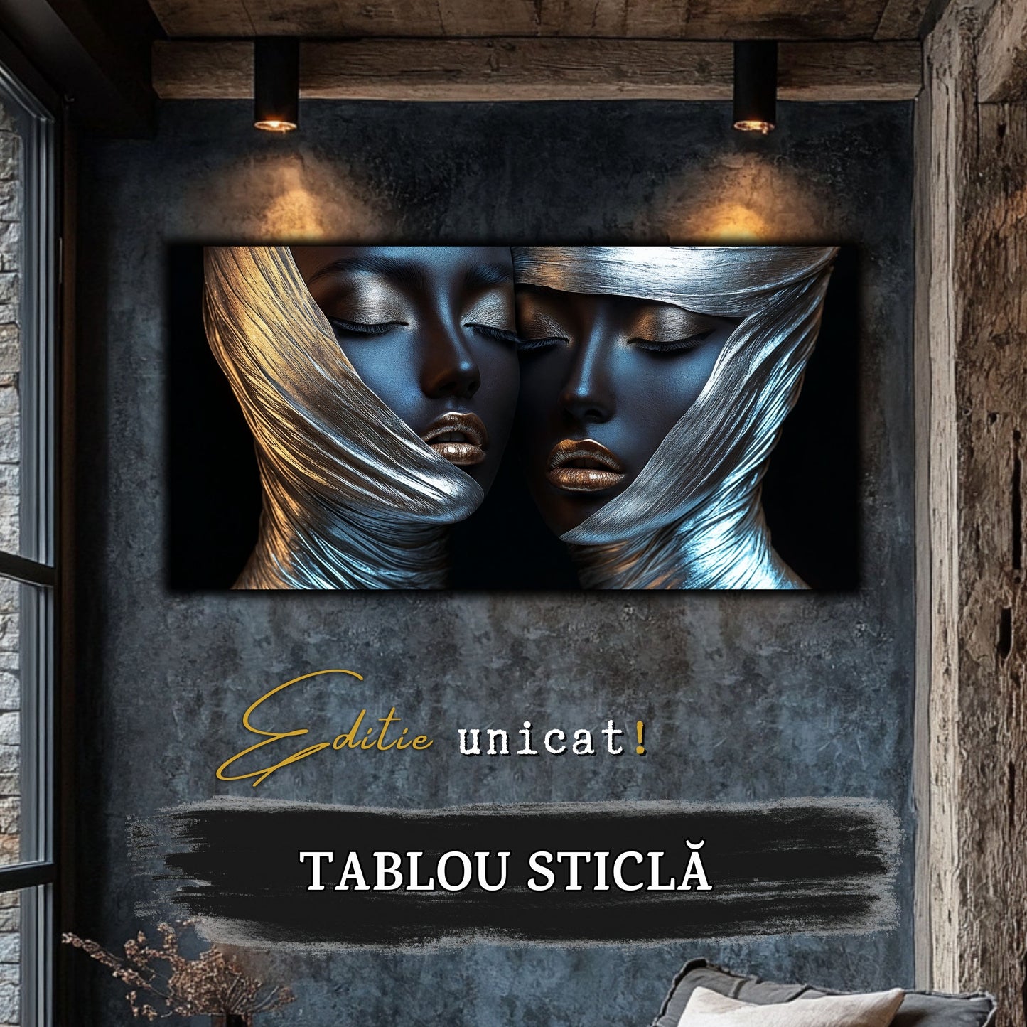 Innerverse - Tablou Sticla - Unicat - no05