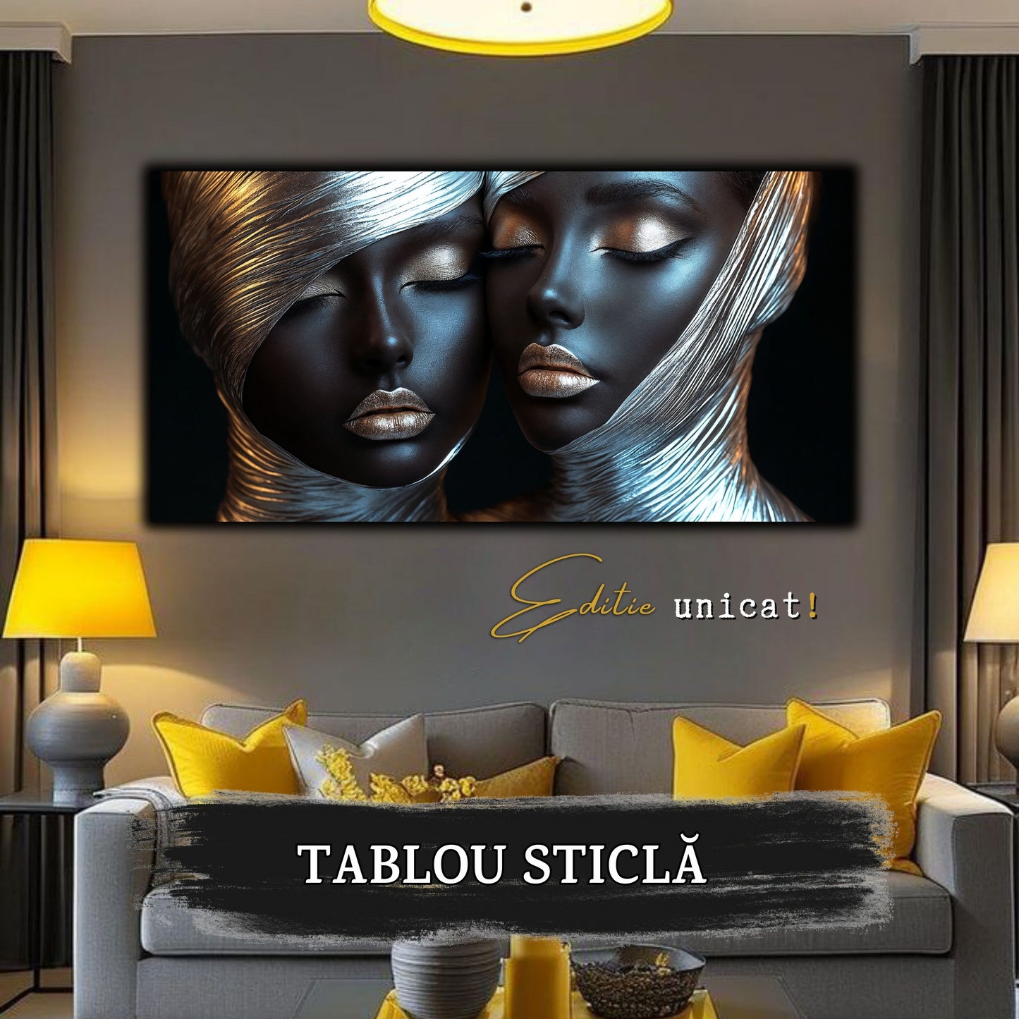 Innerverse - Tablou Sticla - Unicat - no04