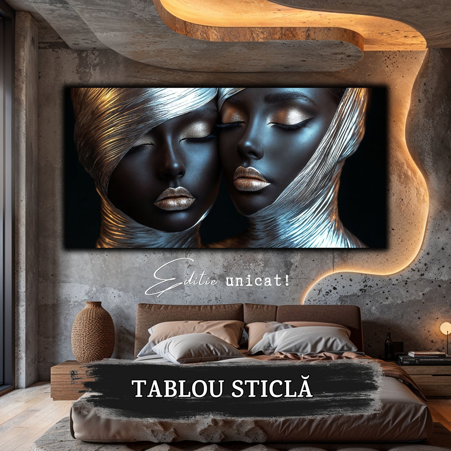 Innerverse - Tablou Sticla - Unicat - no04