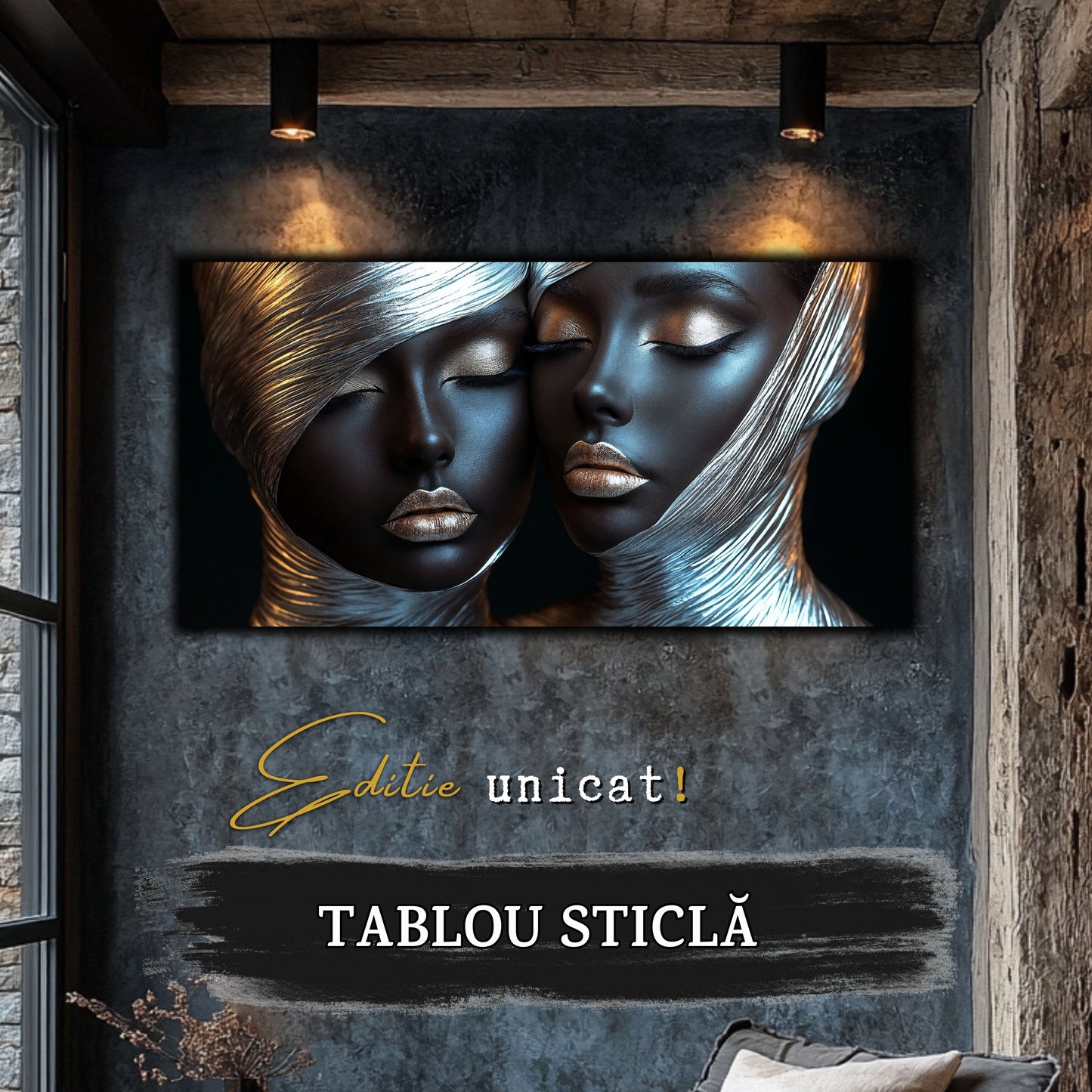 Innerverse - Tablou Sticla - Unicat - no04