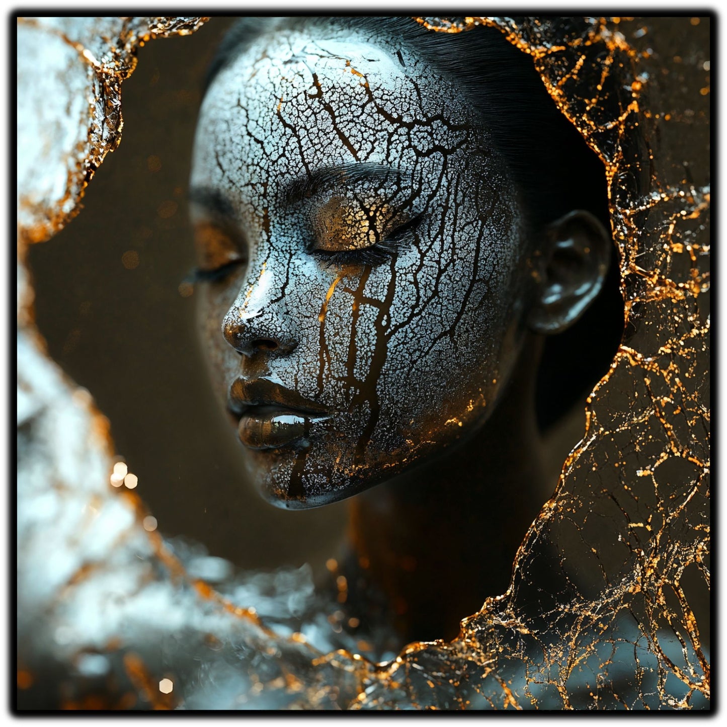 Liquid dream 03 - Tablou Unicat pe Sticla