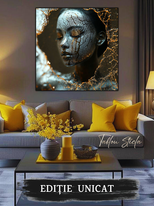 Liquid dream 03 - Tablou Unicat pe Sticla