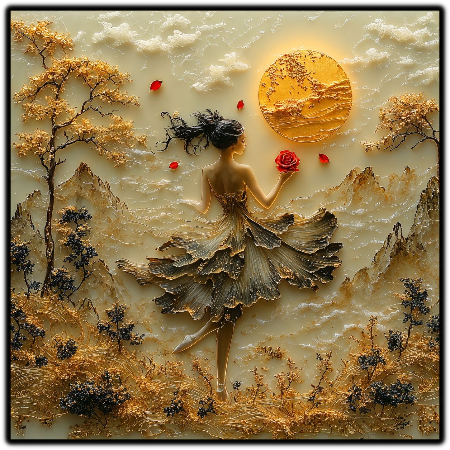 Tablou Sticla Securizata - Fragment of The Soul - 13