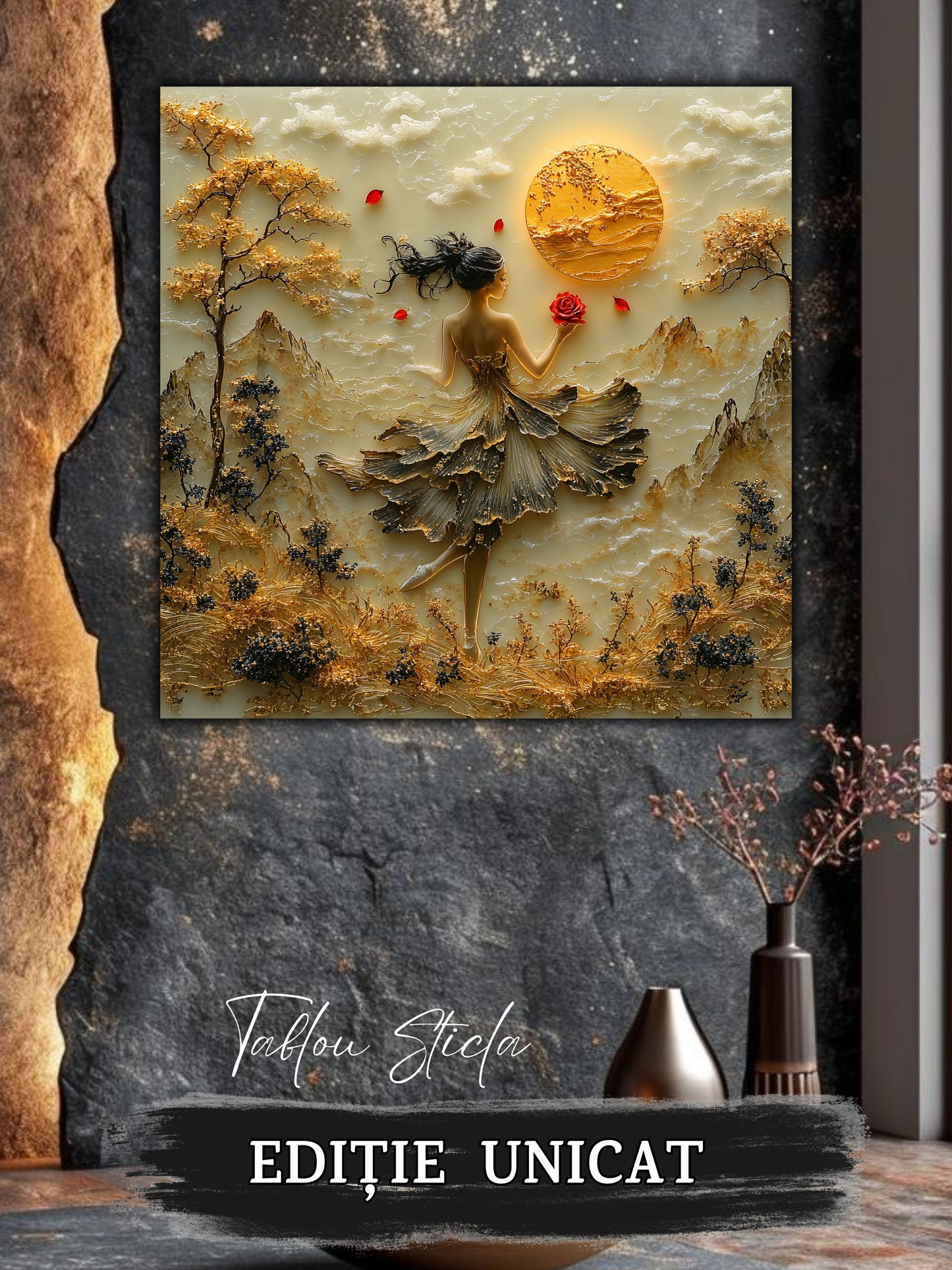 Tablou Sticla Securizata - Fragment of The Soul - 13