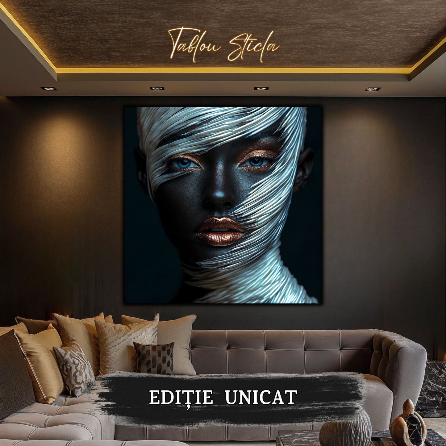 Innerverse - Tablou Sticla - Unicat - no09