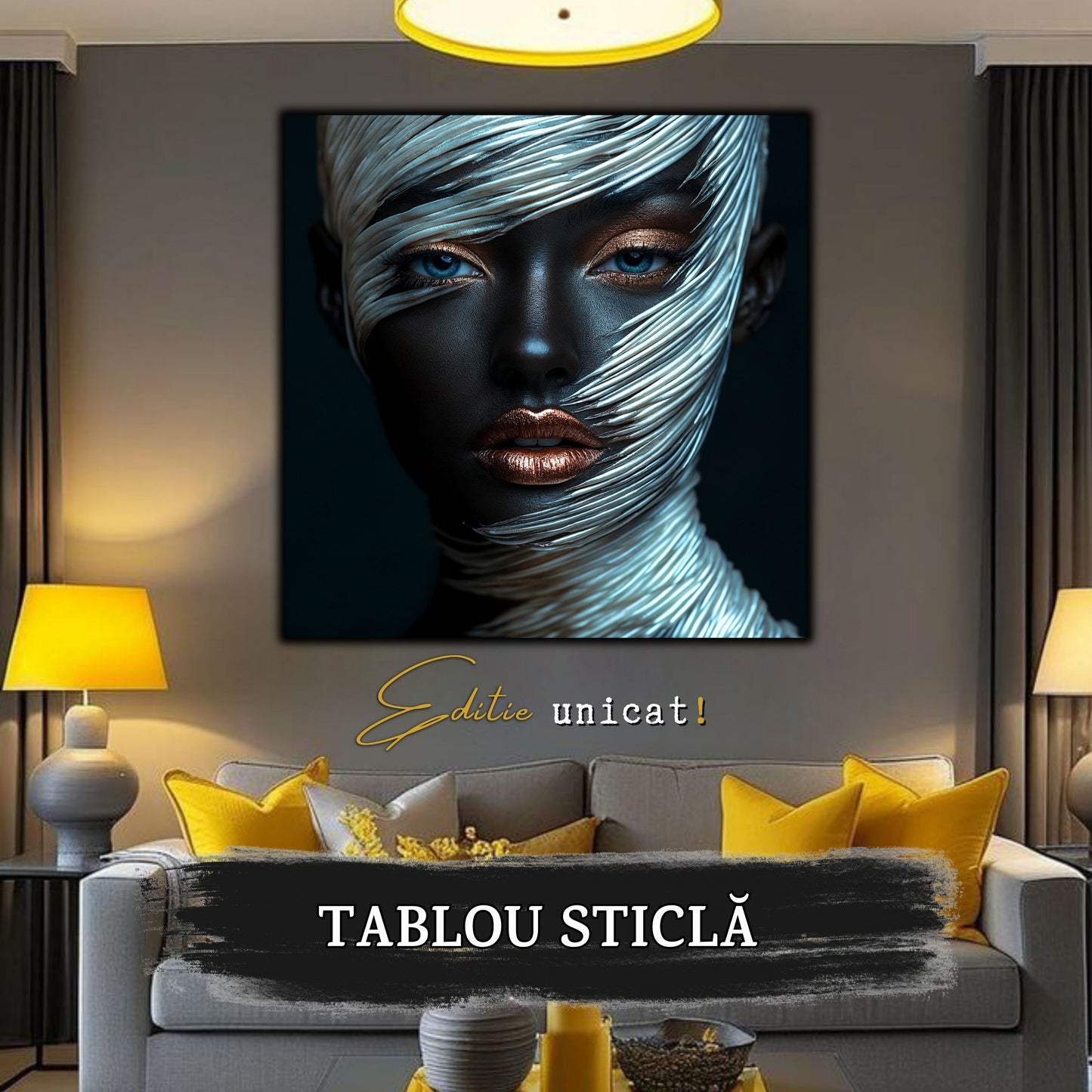 Innerverse - Tablou Sticla - Unicat - no09