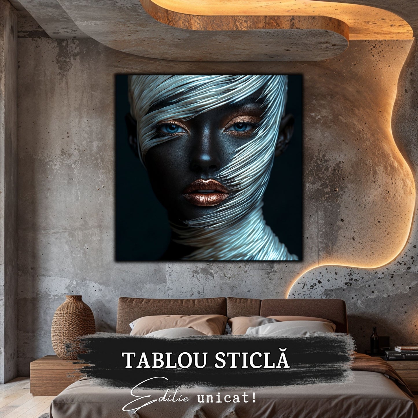 Innerverse - Tablou Sticla - Unicat - no09