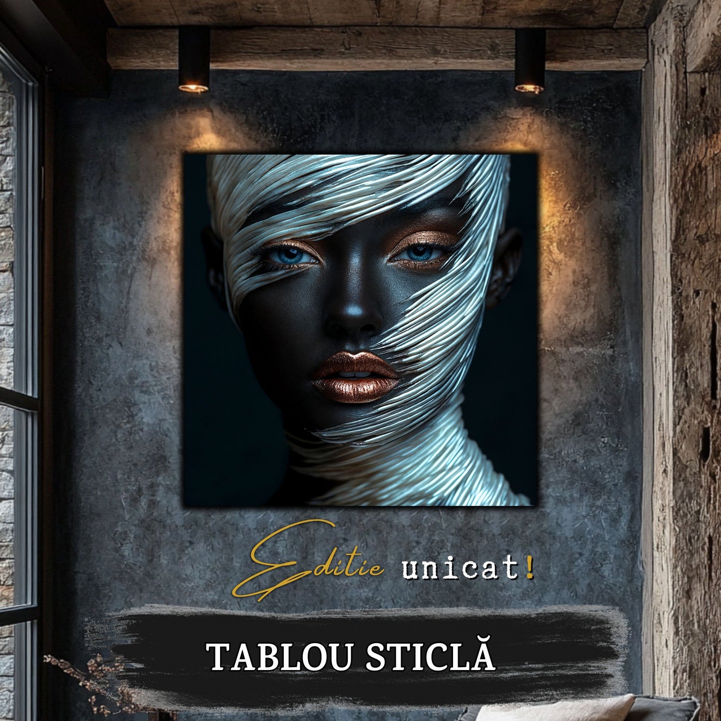 Innerverse - Tablou Sticla - Unicat - no09