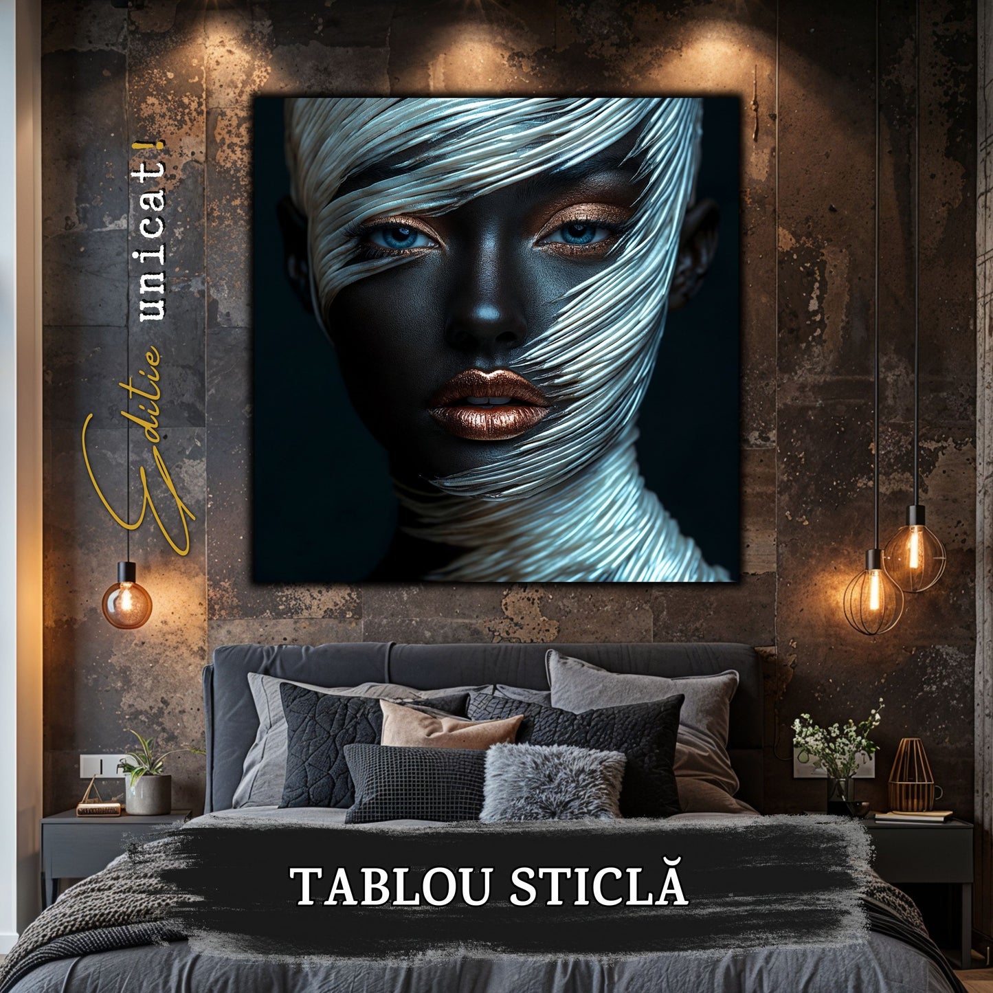 Innerverse - Tablou Sticla - Unicat - no09