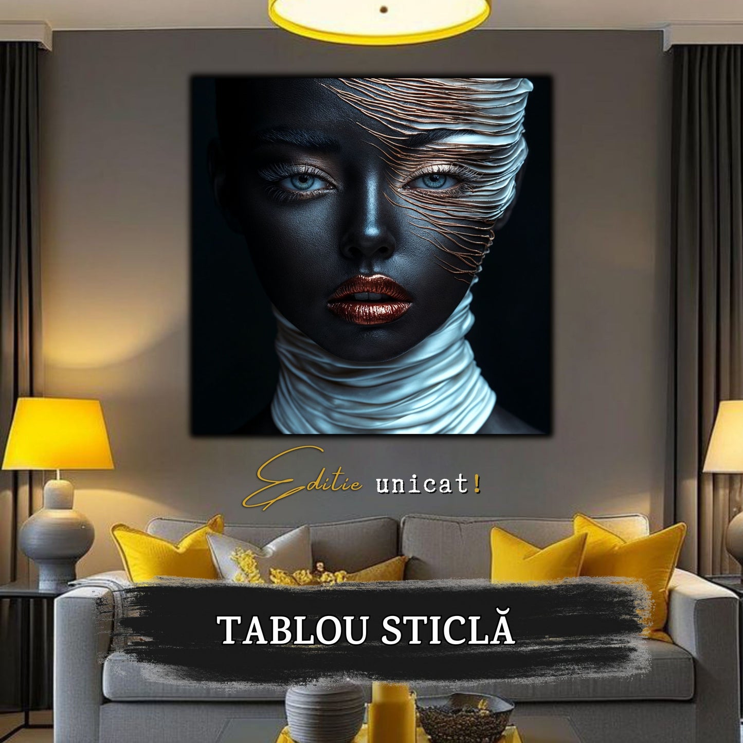 Innerverse - Tablou Sticla - Unicat - no22