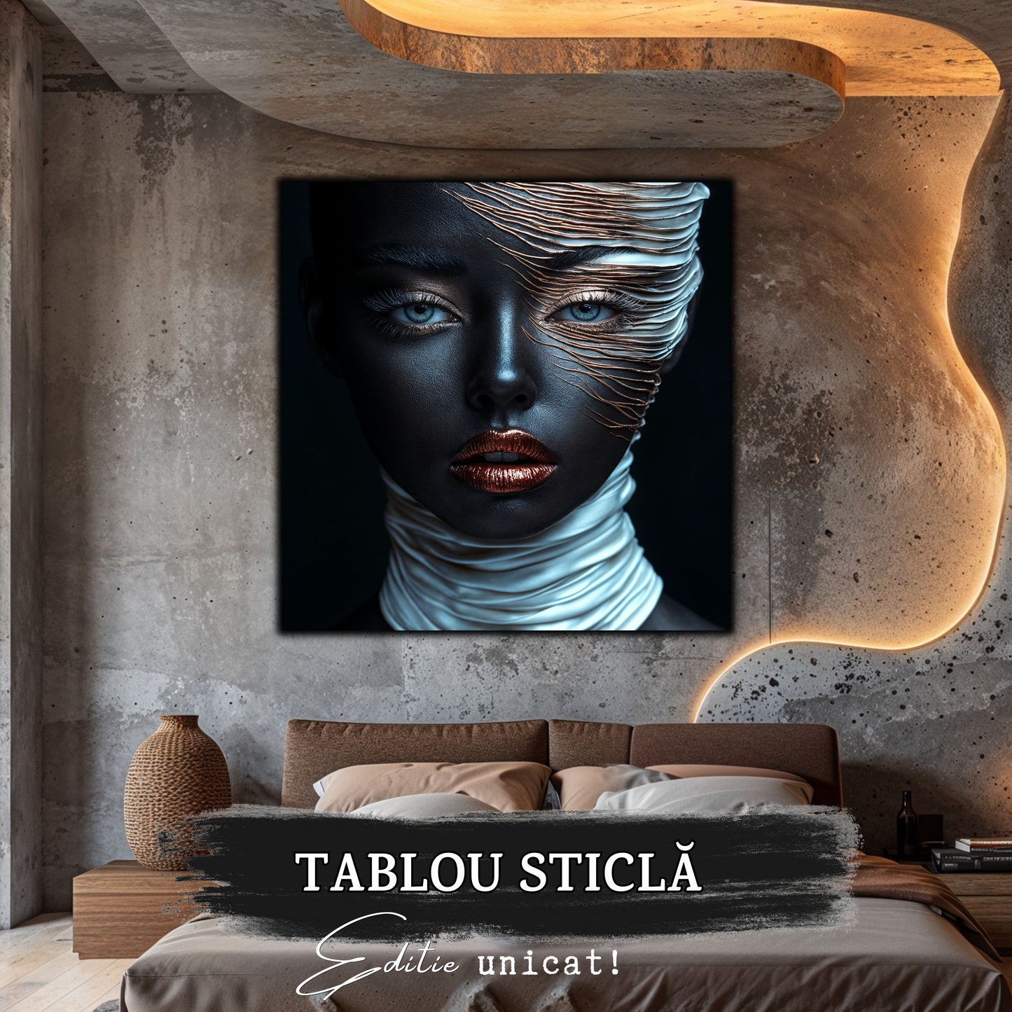 Innerverse - Tablou Sticla - Unicat - no22