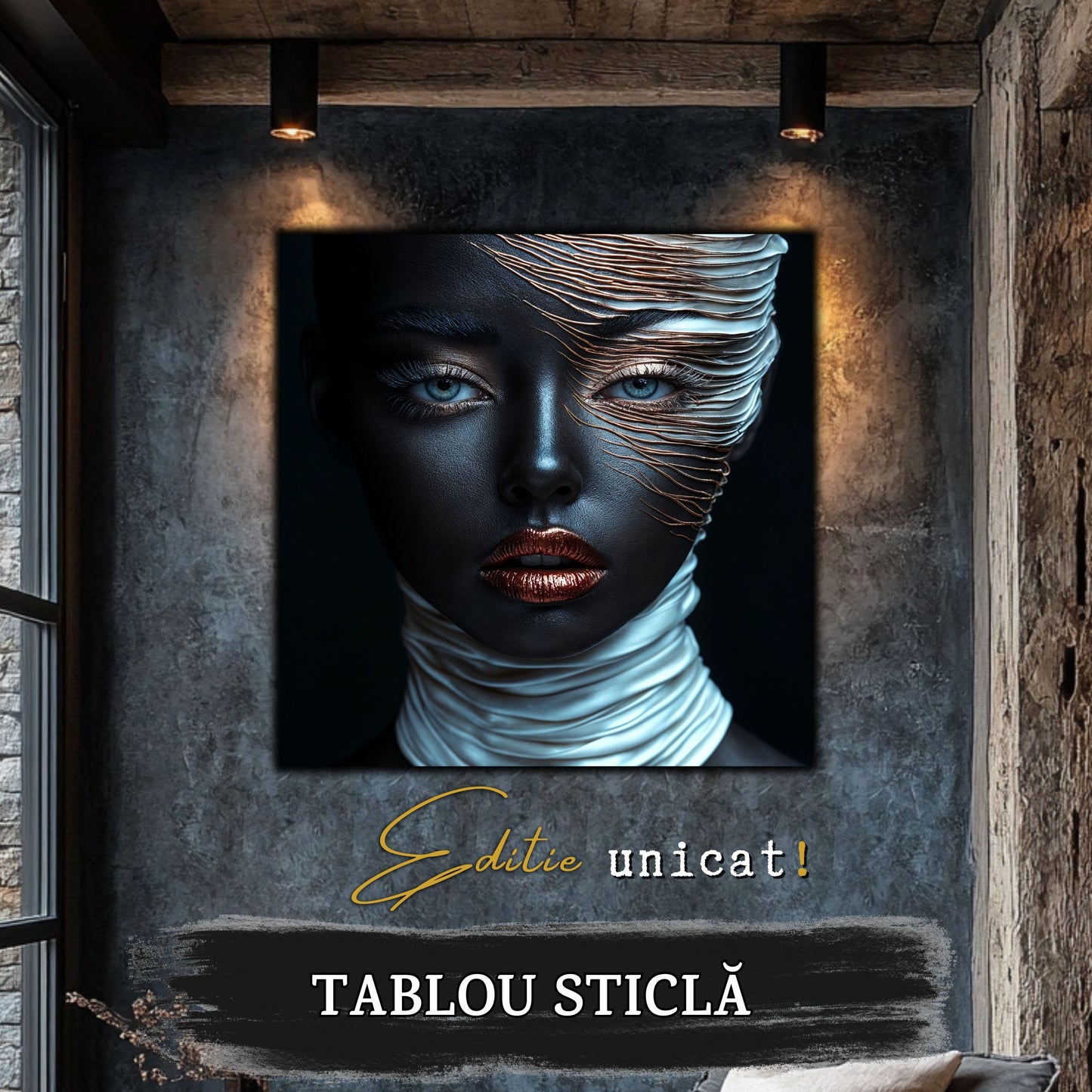 Innerverse - Tablou Sticla - Unicat - no22