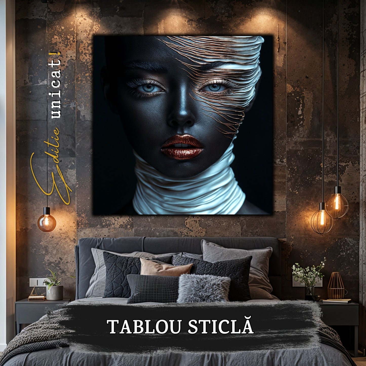Innerverse - Tablou Sticla - Unicat - no22
