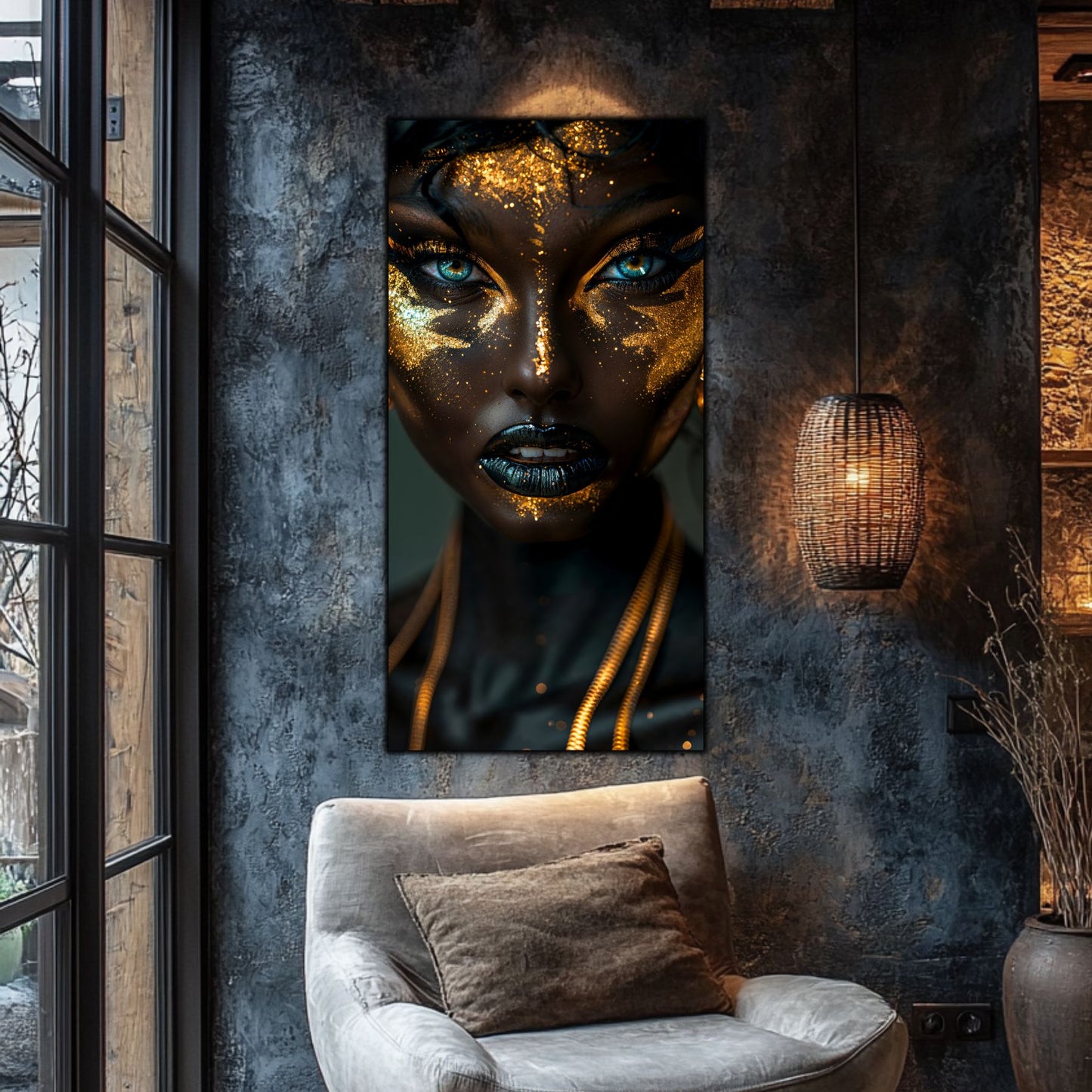 Tablou Sticla Securizata - Dark Zen Reimagined 17