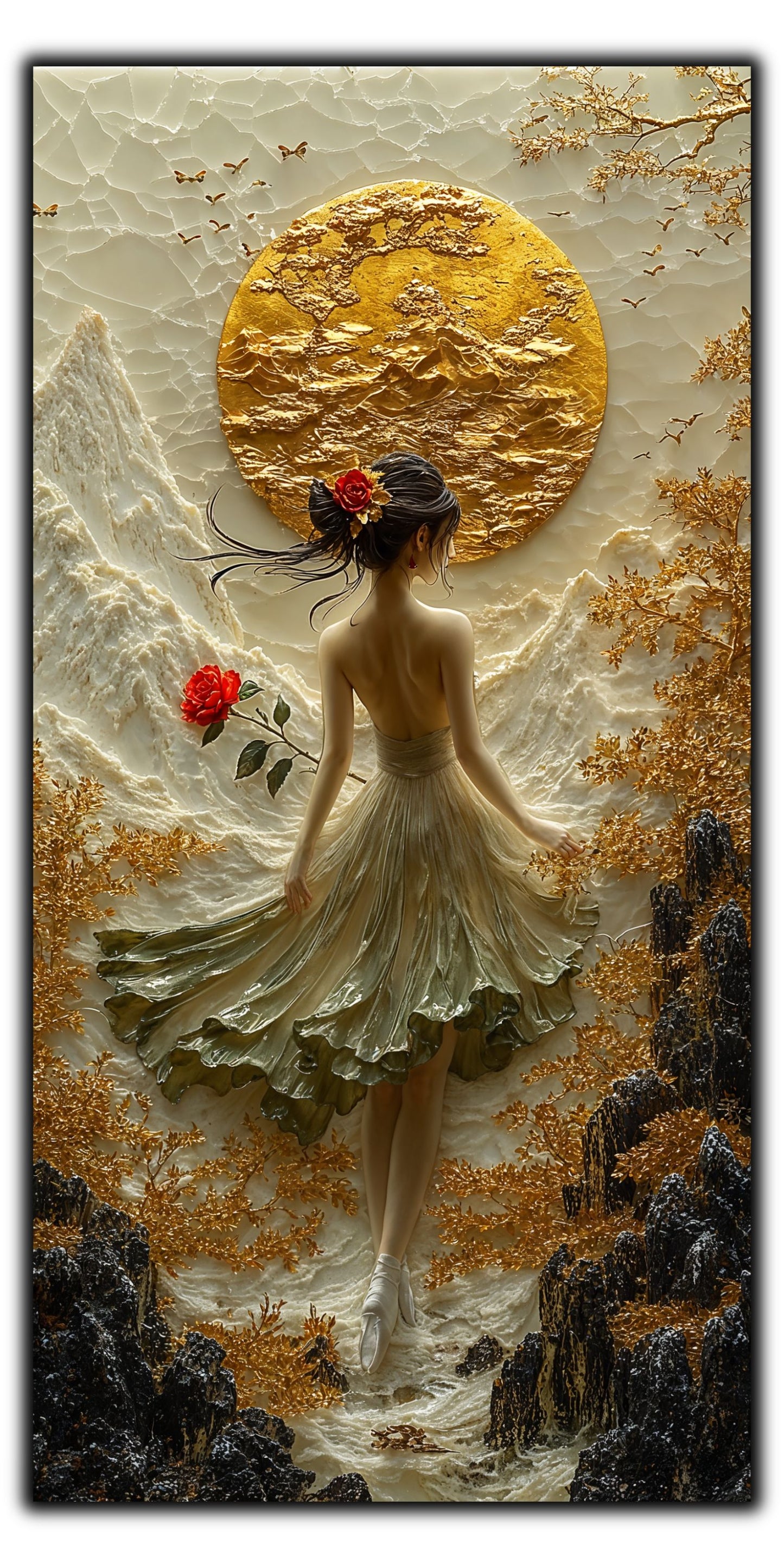 Tablou Sticla Securizata - Fragment of The Soul - 11