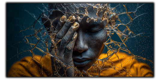 Tablou pe sticlă securizată – unicat - Silent Shatter 14