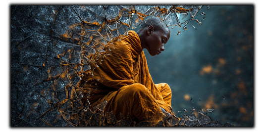 Tablou pe sticlă securizată – unicat - Silent Shatter 15