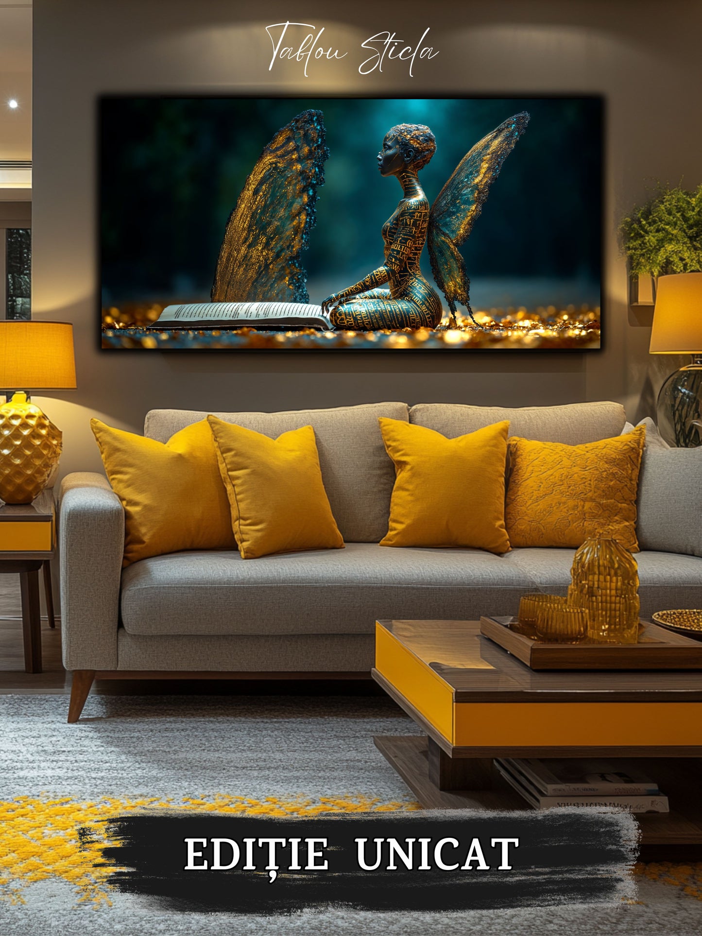 Tablou pe sticlă securizată – unicat - Silent Shatter 02